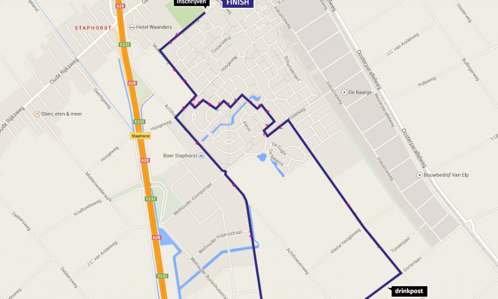 Parcours 4 Mijl van Staphorst